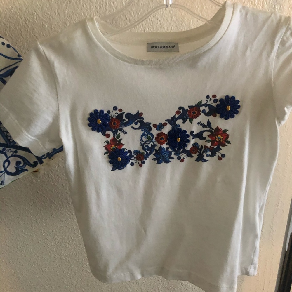 White Docle and Gabbana Shirt